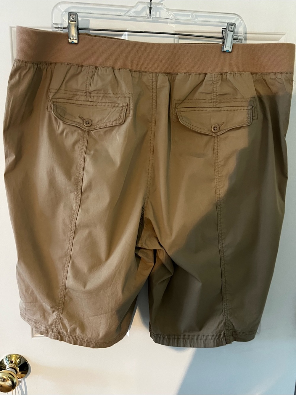 Style & Co. Tan Stretch-Waist Bermuda Shorts - Picture 2 of 6
